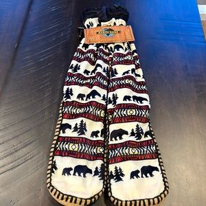 NWT Muk Lukz Tall Slippers Size L/XL 7-9